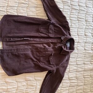 Filson Dark Brown  Corduroy Shirt Jacket